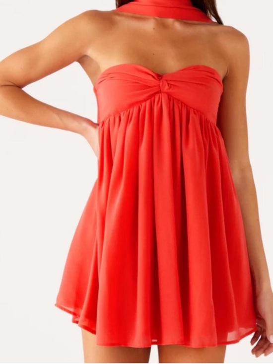 Peppermayo Dresses & Skirts - Peppermayo Saturn Mini Dress Coral 4 NWT